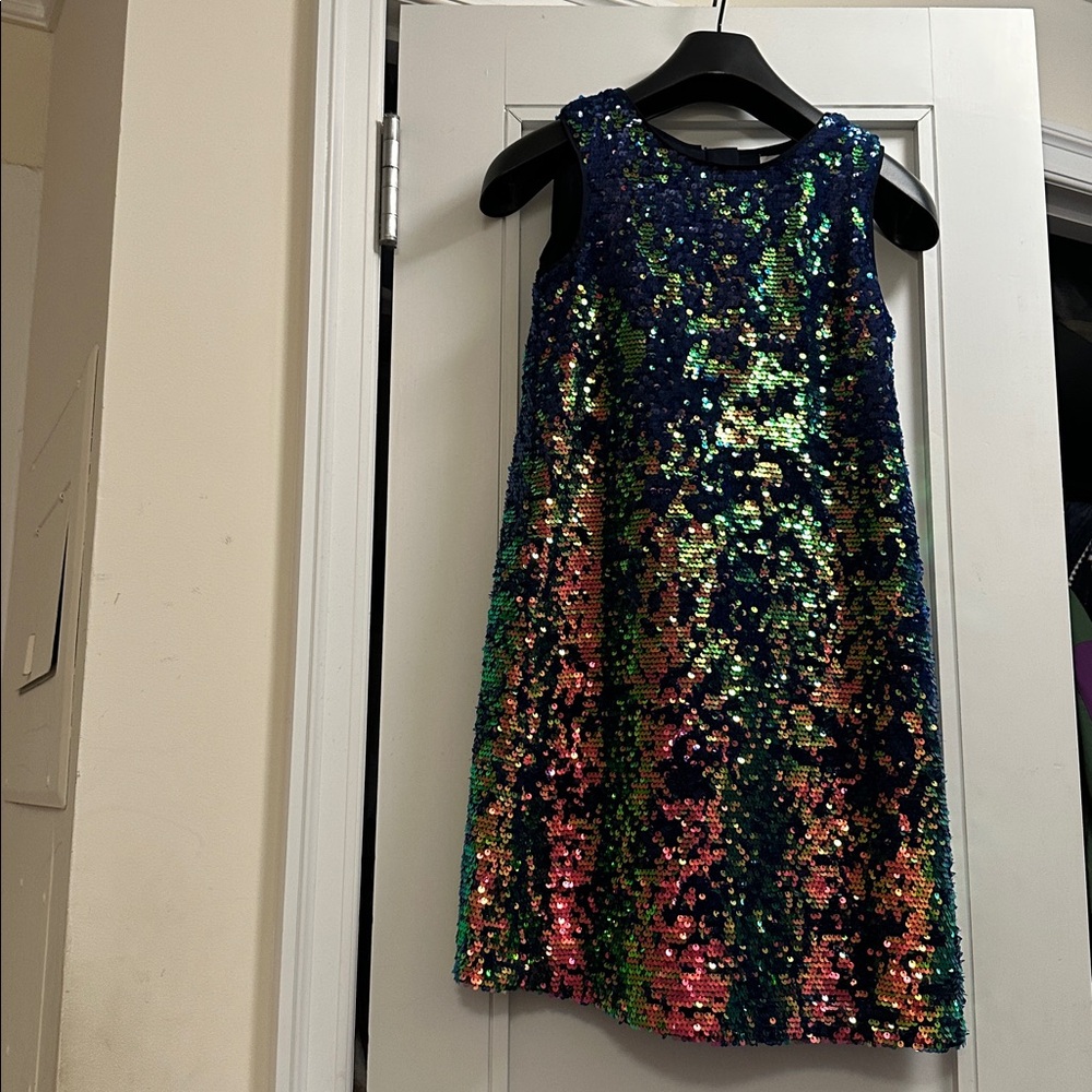 Girls gap large sequins party dress